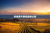 双鱼男不回信息的心态