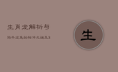 生肖龙：解析与狗、牛、龙、兔的相冲之谜及33、42岁挑战