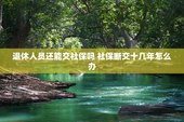 退休人员还能交社保吗 社保断交十几年怎么办