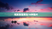 短发发型男生16种图片