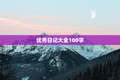 优秀日记大全100字