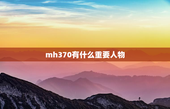 mh370有什么重要人物
