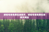 感情专家免费在线聊天，感情专家免费在线聊天网站
