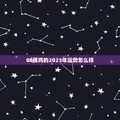 05属鸡的2023年运势怎么样(运势看好财运亨通)