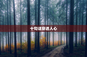 十句话穿透人心
