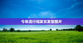 今年流行短发女发型图片