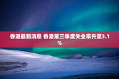 香港最新消息 香港第三季度失业率升至3.1%