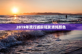 2019年流行减龄短发清纯颜色