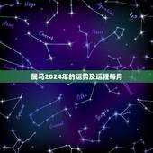 属马2024年的运势及运程每月(详解财运旺盛事业顺利感情稳定)