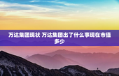 万达集团现状 万达集团出了什么事现在市值多少