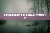 未来5年中国经济走势 中国2025经济总量预测
