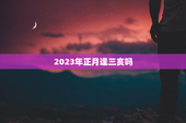 2023年正月逢三亥吗，2023年正月有几个亥日
