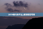 2019奋斗永不止,成功指日可待