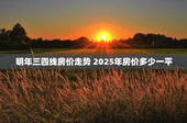 明年三四线房价走势 2025年房价多少一平