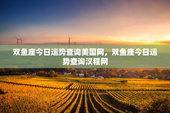 双鱼座今日运势查询美国网，双鱼座今日运势查询汉程网