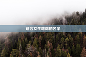 适合女生吃鸡的名字