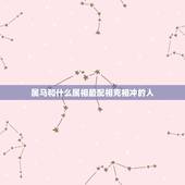 属马和什么属相最配相克相冲的人(马与哪些属相匹配)