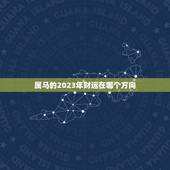 属马的2023年财运在哪个方向(如何把握财富机遇)