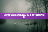 白羊座今日运势陶白白，白羊座今日运势查询r