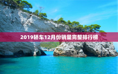 2019轿车12月份销量完整排行榜