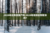 2020年还有低保户吗 2020年低保全部取消吗？
