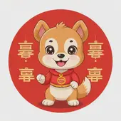 2025生肖狗82双喜临门