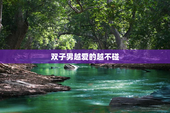 双子男越爱的越不碰
