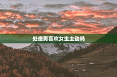 处座男喜欢女生主动吗