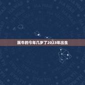 属牛的今年几岁了2023年出生(2023年已过你的年龄已经增长了一岁)