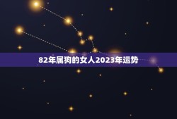 82年属狗的女人2023年运势(事业顺风顺水财运亨通)